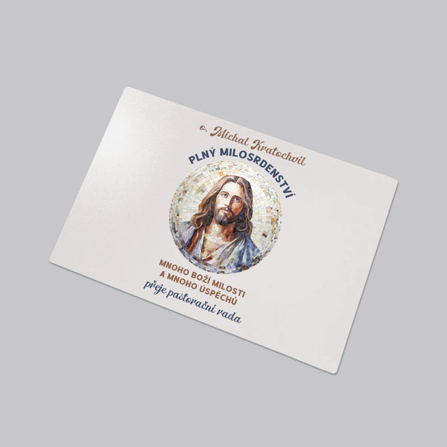 Jméno A Nápis: Důstojný Pán Plný Milosrdenství - Podložka Na Psací Stůl