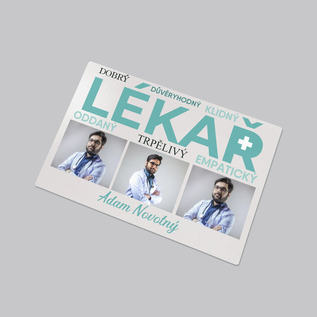 Fotokoláž: Lékař Vlastnosti - Podložka Na Psací Stůl