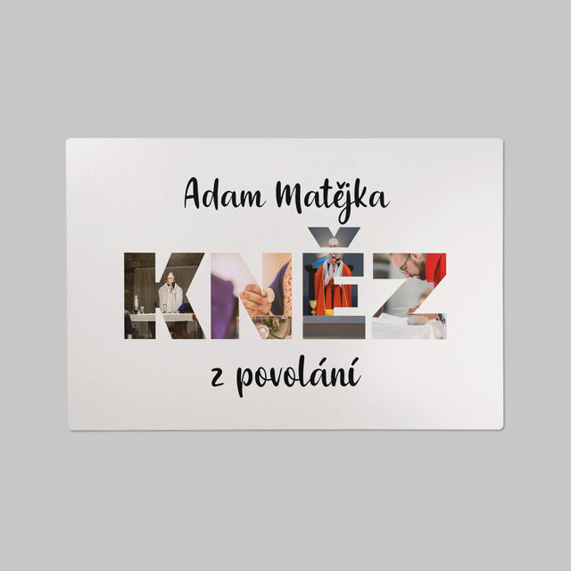 Slovo Z Fotek: Kněz Z Povolání - Podložka Na Psací Stůl