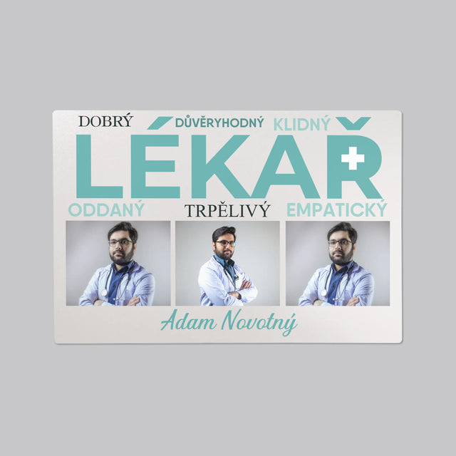 Fotokoláž: Lékař Vlastnosti - Podložka Na Psací Stůl