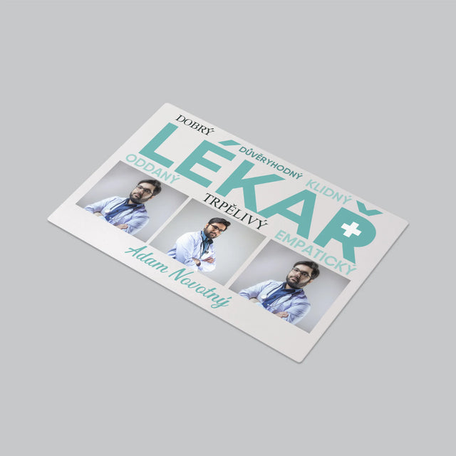 Fotokoláž: Lékař Vlastnosti - Podložka Na Psací Stůl