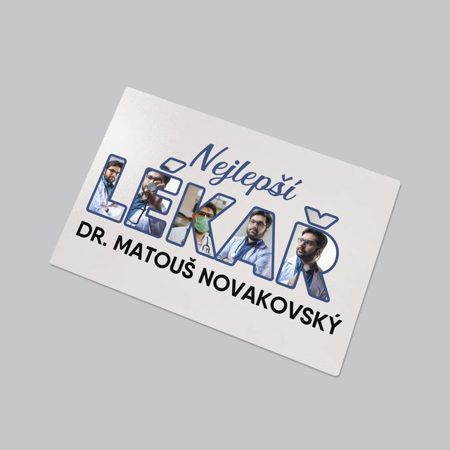 Slovo Z Fotek: Nejlepší Lékař - Podložka Na Psací Stůl