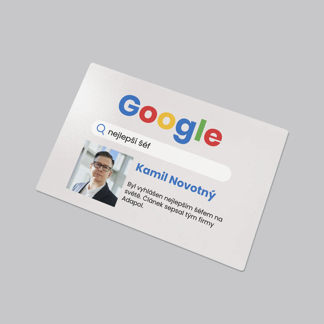 Fotka A Textem: Nejlepší Šéf Výsledek Google - Podložka Na Psací Stůl