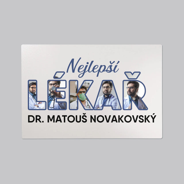 Slovo Z Fotek: Nejlepší Lékař - Podložka Na Psací Stůl