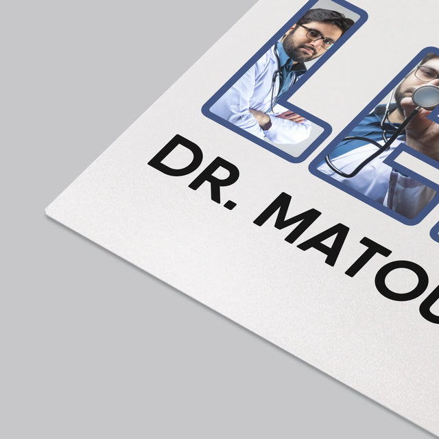 Slovo Z Fotek: Nejlepší Lékař - Podložka Na Psací Stůl