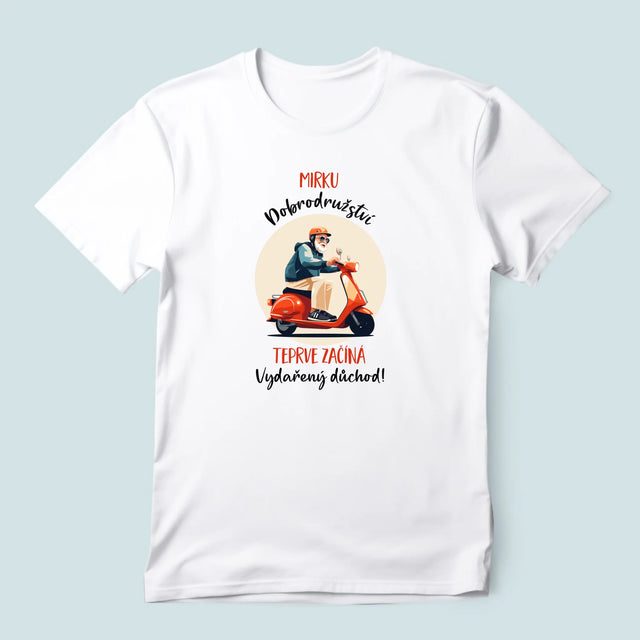 Jméno A Nápis: Dobrodružství Teprve Začíná - Pánské Tričko