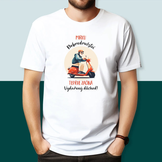 Jméno A Nápis: Dobrodružství Teprve Začíná - Pánské Tričko