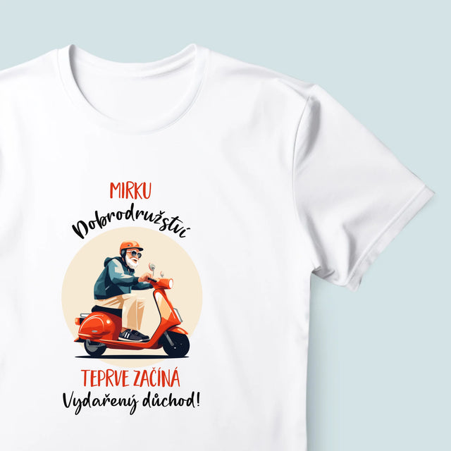 Jméno A Nápis: Dobrodružství Teprve Začíná - Pánské Tričko