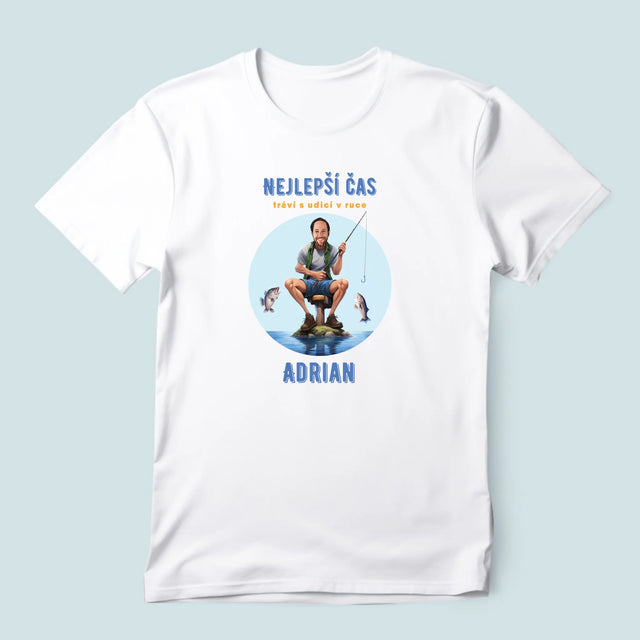 Fotka A Textem: Nejlepší Čas - Pánské Tričko