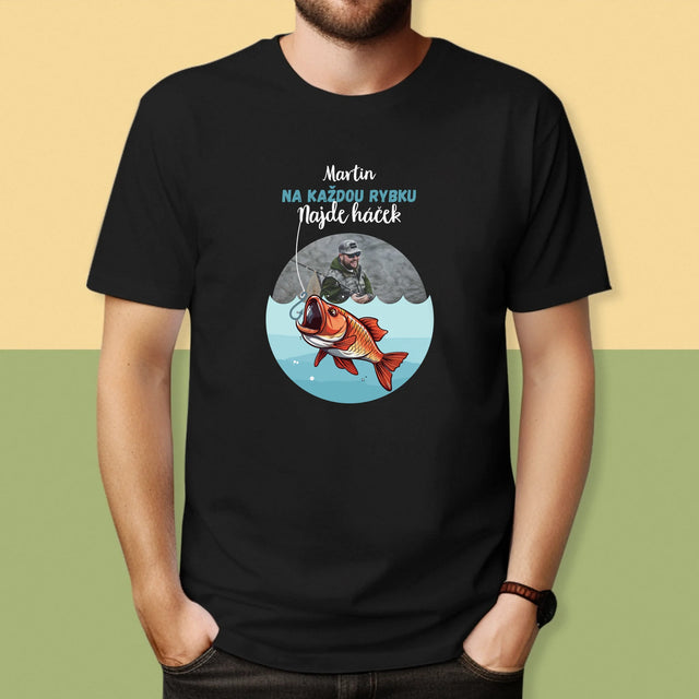 Fotka A Textem: Najde Háček - Pánské Tričko