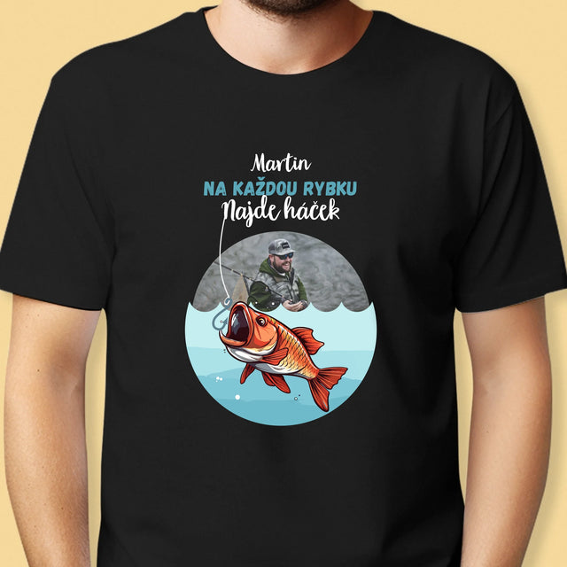 Fotka A Textem: Najde Háček - Pánské Tričko