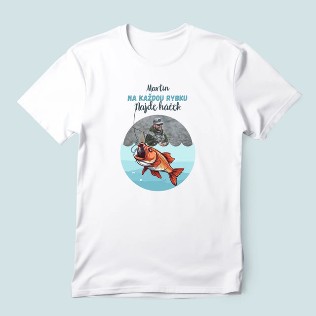 Fotka A Textem: Najde Háček - Pánské Tričko
