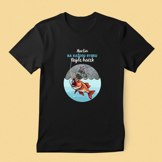 Fotka A Textem: Najde Háček - Pánské Tričko