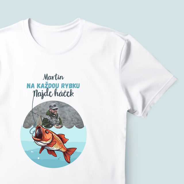 Fotka A Textem: Najde Háček - Pánské Tričko