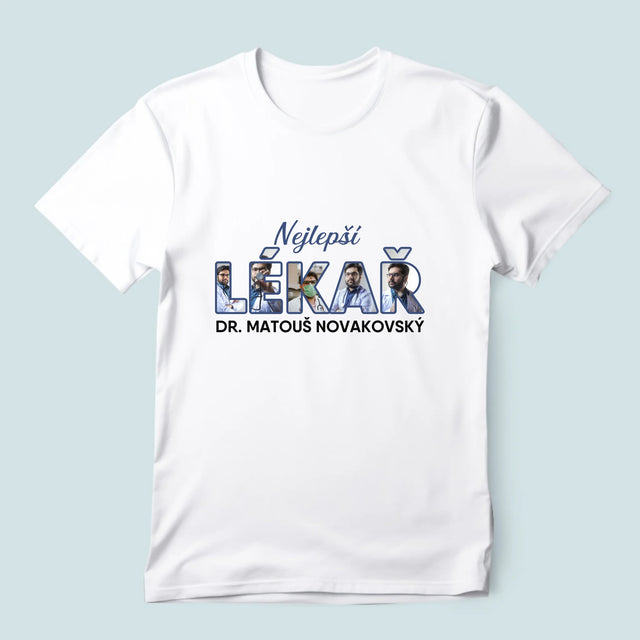 Slovo Z Fotek: Nejlepší Lékař - Pánské Tričko