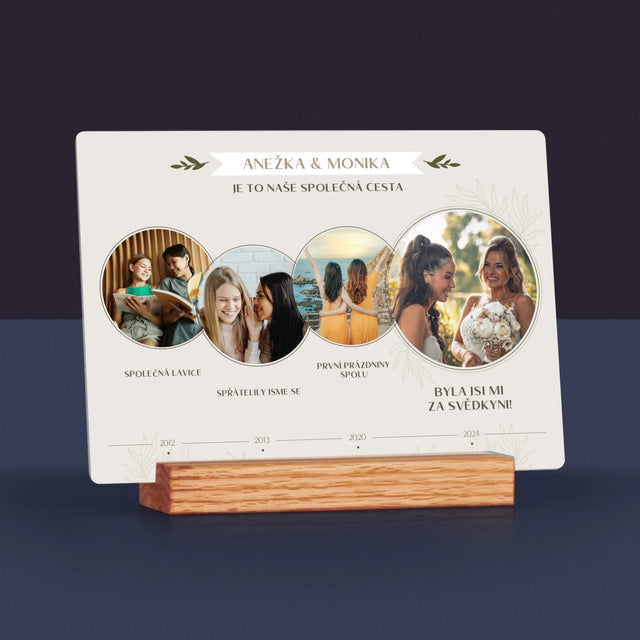 Fotokoláž: Je To Naše Společná Cesta - Tisk Na Akrylovém Skle