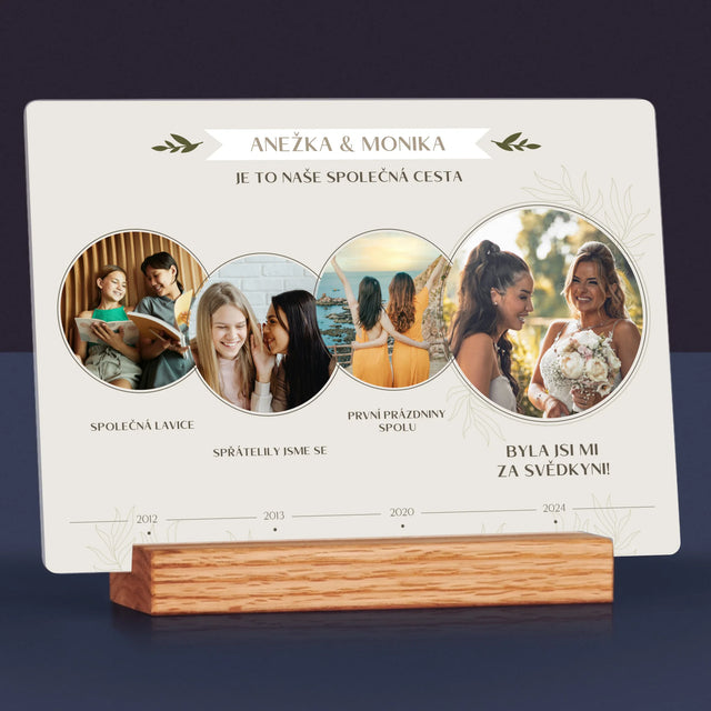 Fotokoláž: Je To Naše Společná Cesta - Tisk Na Akrylovém Skle