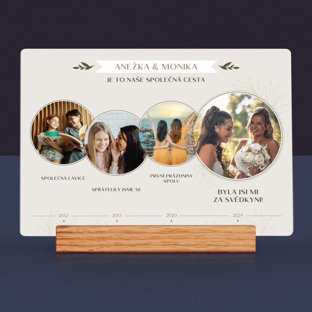 Fotokoláž: Je To Naše Společná Cesta - Tisk Na Akrylovém Skle
