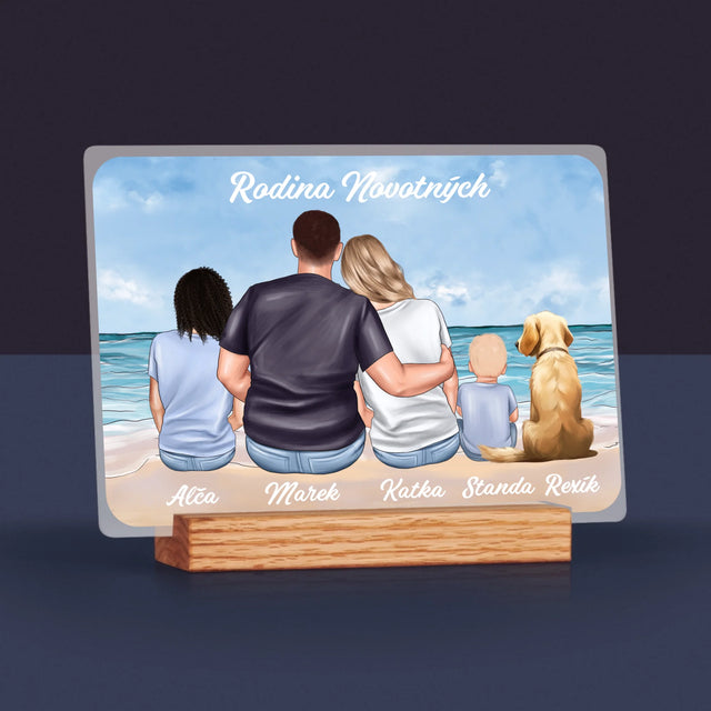 Designér Postav: Rodinný Portrét - Tisk Na Akrylovém Skle