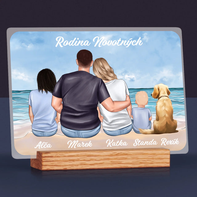 Designér Postav: Rodinný Portrét - Tisk Na Akrylovém Skle