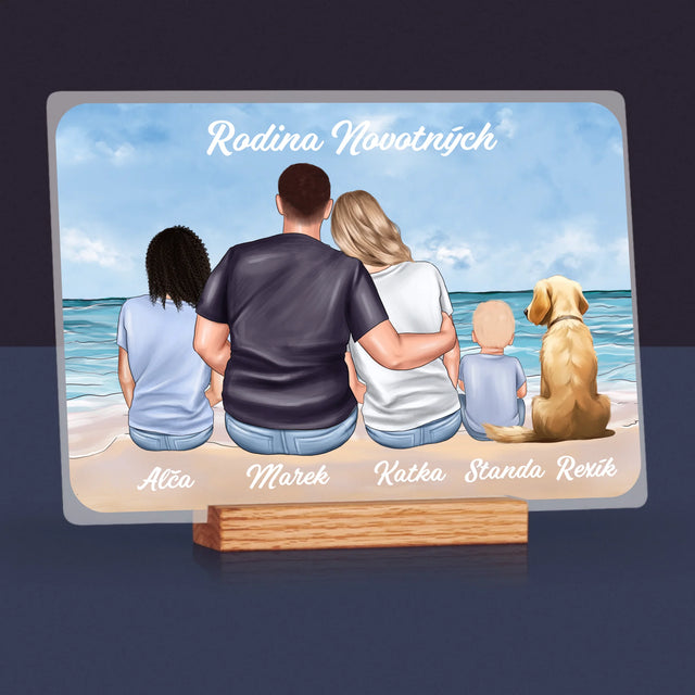 Designér Postav: Rodinný Portrét - Tisk Na Akrylovém Skle