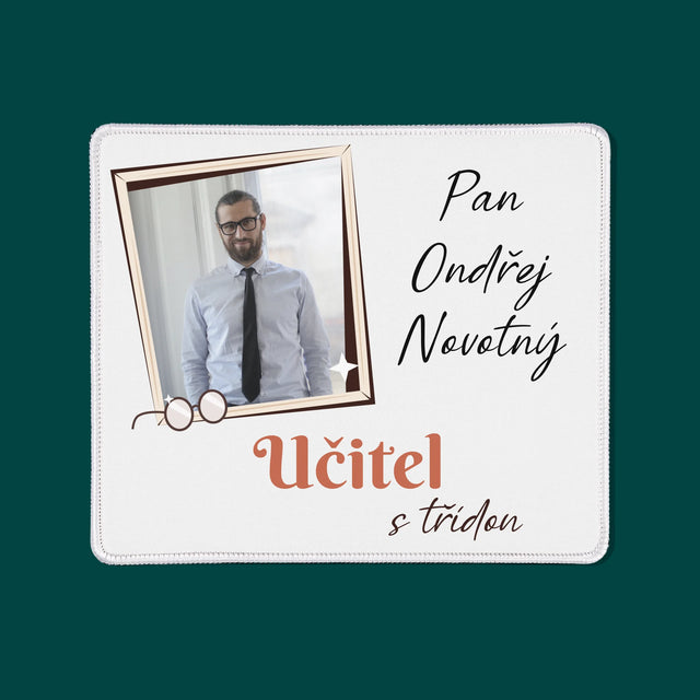 Fotka A Textem: Učitel S Třídou - Podložka Pod Myš