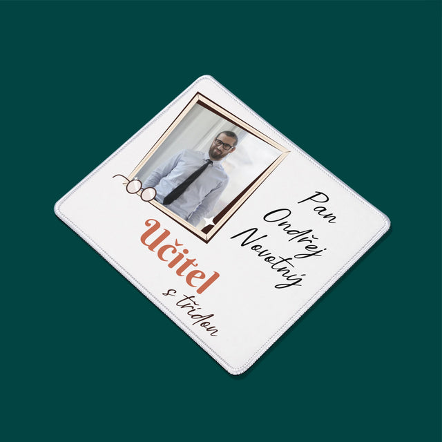 Fotka A Textem: Učitel S Třídou - Podložka Pod Myš