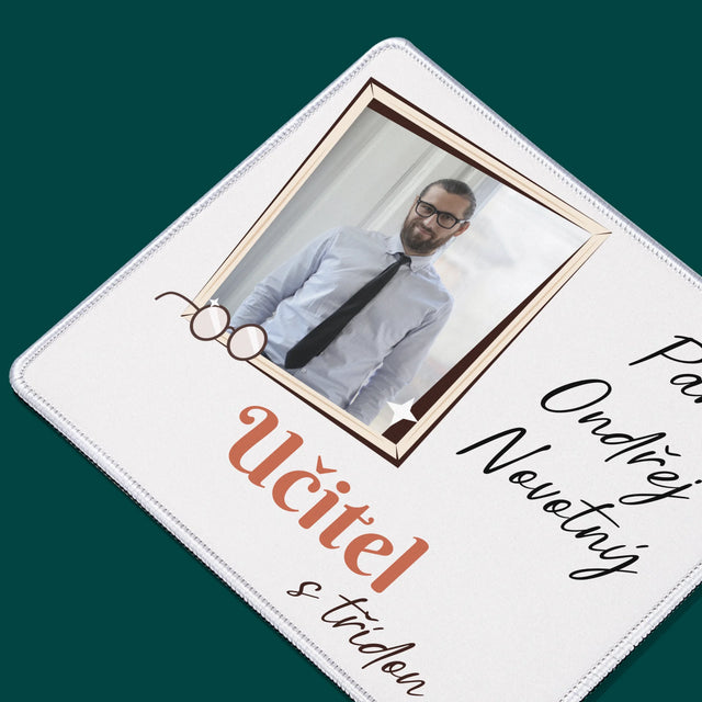 Fotka A Textem: Učitel S Třídou - Podložka Pod Myš