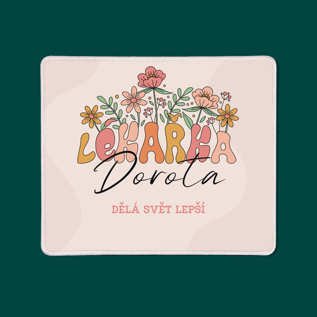 Jméno A Nápis: Lékařka - Podložka Pod Myš