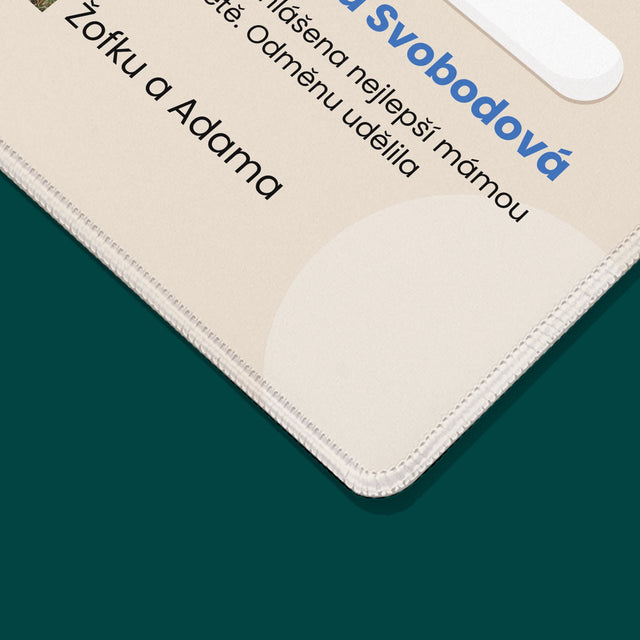 Fotka A Textem: Nejlepší Máma Výsledek Google - Podložka Pod Myš