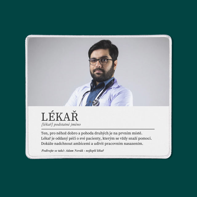 Fotka A Textem: Lékař Definice - Podložka Pod Myš