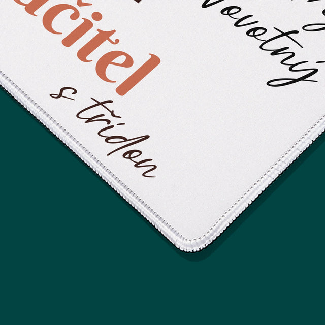 Fotka A Textem: Učitel S Třídou - Podložka Pod Myš