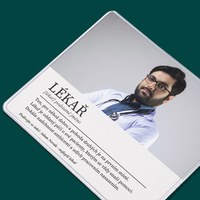Fotka A Textem: Lékař Definice - Podložka Pod Myš