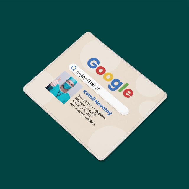 Fotka A Textem: Nejlepší Lékař Výsledek Google - Podložka Pod Myš