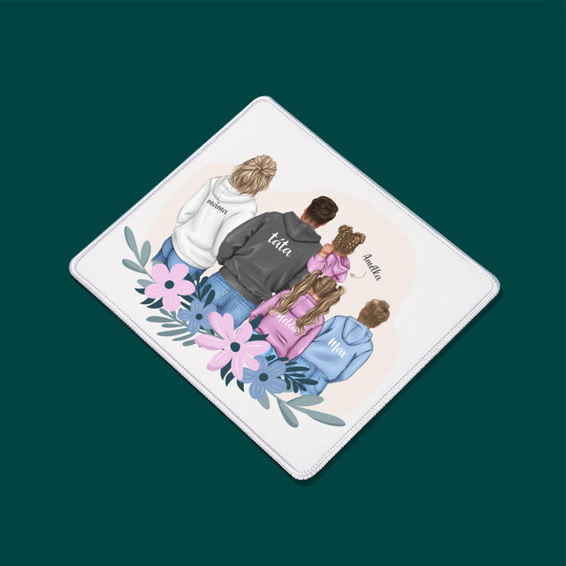 Designér Postav: Rodina S Dětmi - Podložka Pod Myš