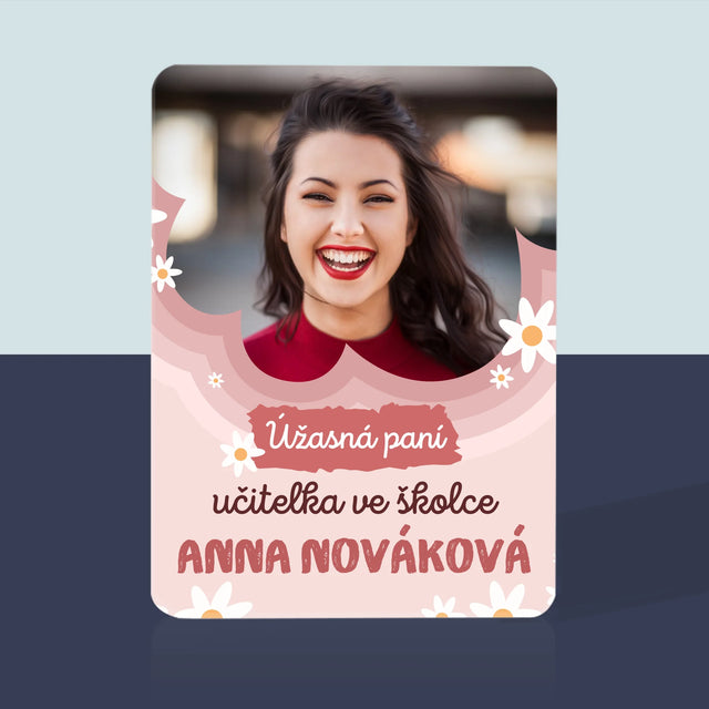 Fotka A Textem: Úžasná Paní Učitelka Ve Školce - Hrací Karty