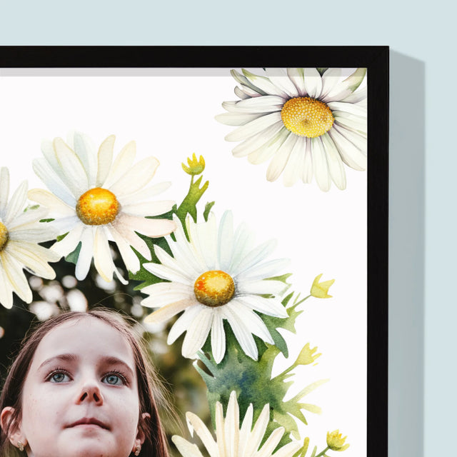 Fotka A Textem: Památka Na Svaté Přijímání Sedmikrásky - Tisk V Rámečku