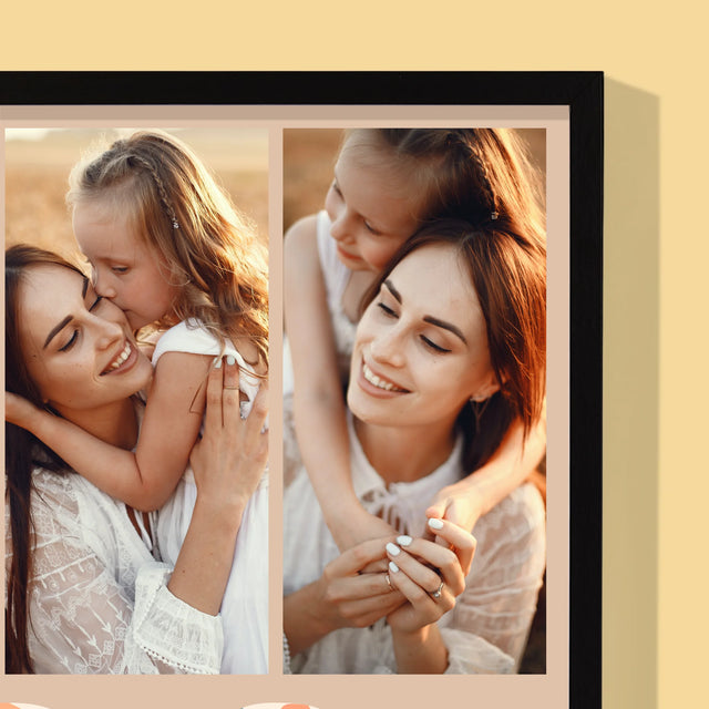 Fotokoláž: M Jako Maminka - Tisk V Rámečku