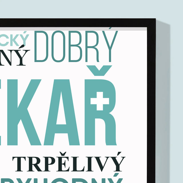 Fotokoláž: Lékař Vlastnosti - Tisk V Rámečku