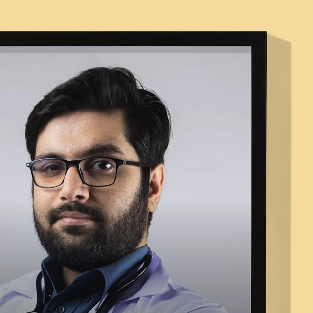 Fotka A Textem: Lékař Definice - Tisk V Rámečku