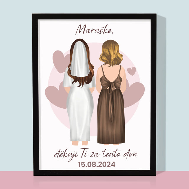 Designér Postav: Svědkyně - Tisk V Rámečku