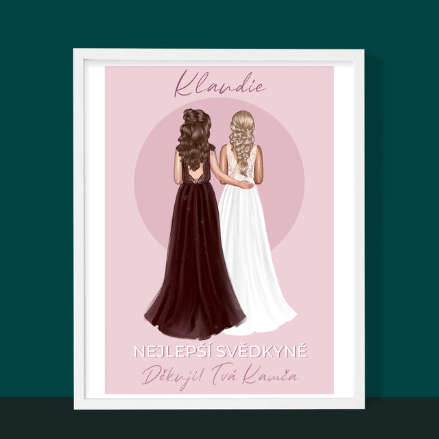 Designér Postav: Nejlepší Svědkyně - Tisk V Rámečku