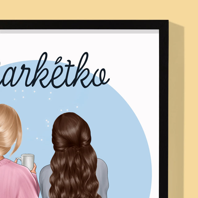 Designér Postav: Přítelkyně - Tisk V Rámečku