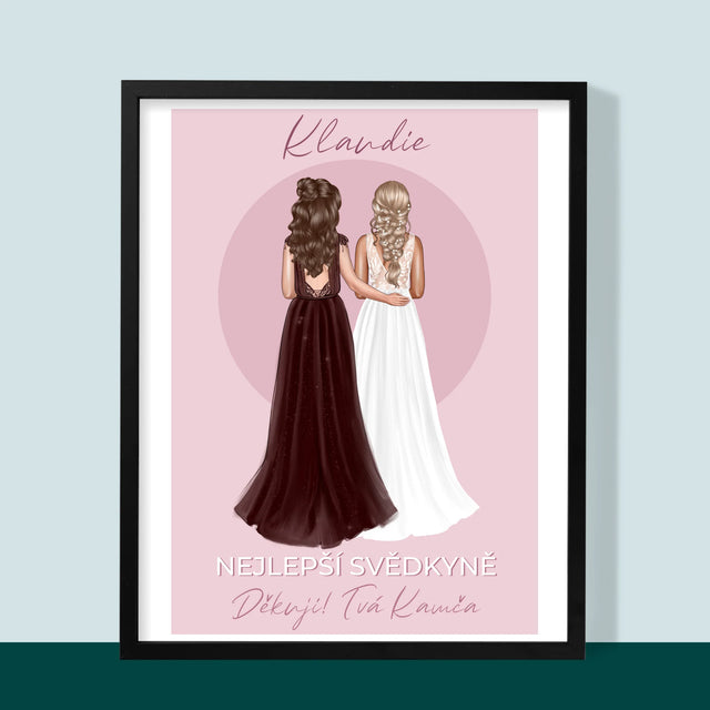 Designér Postav: Nejlepší Svědkyně - Tisk V Rámečku