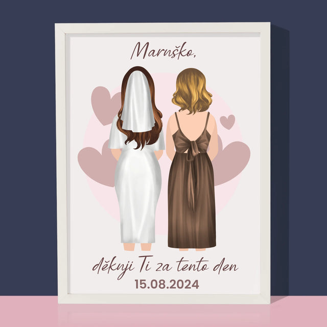 Designér Postav: Svědkyně - Tisk V Rámečku