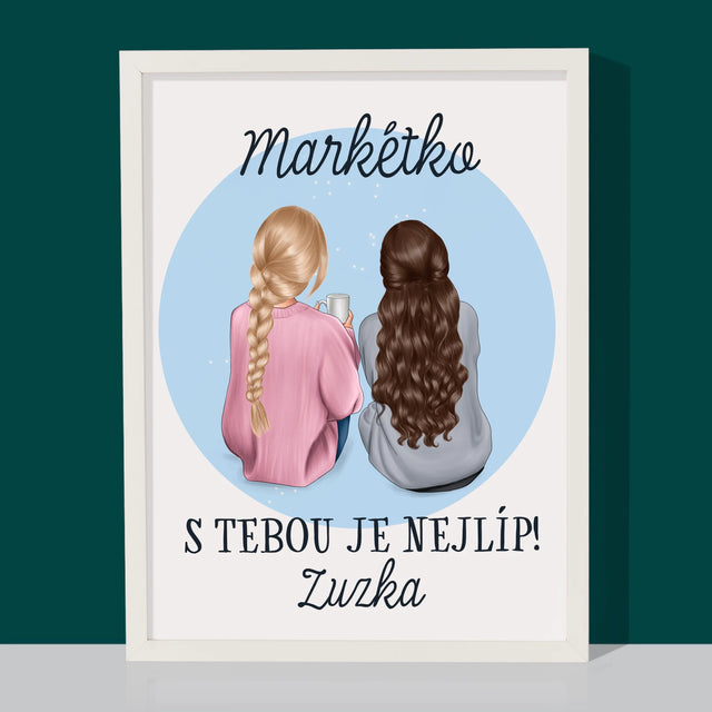 Designér Postav: Přítelkyně - Tisk V Rámečku