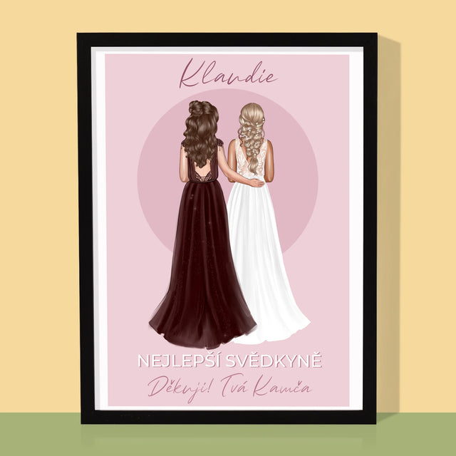 Designér Postav: Nejlepší Svědkyně - Tisk V Rámečku