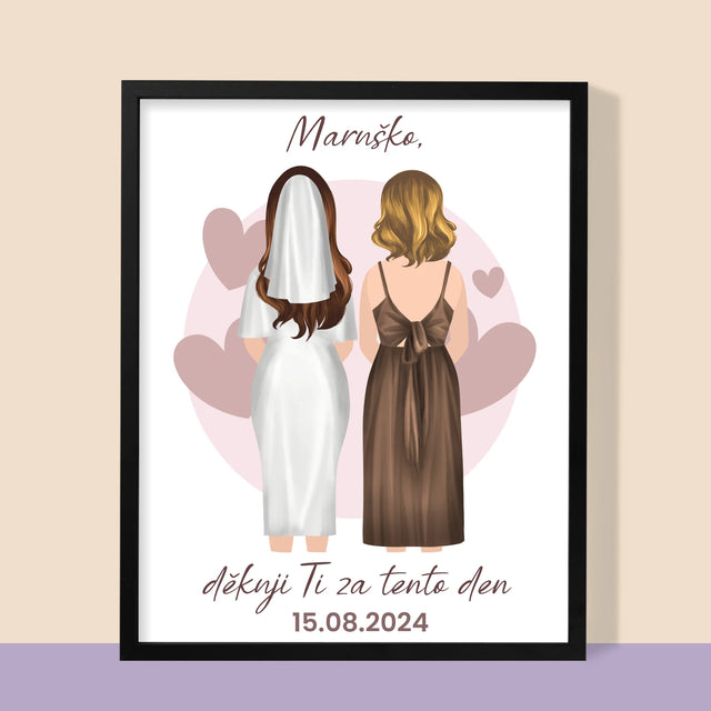 Designér Postav: Svědkyně - Tisk V Rámečku