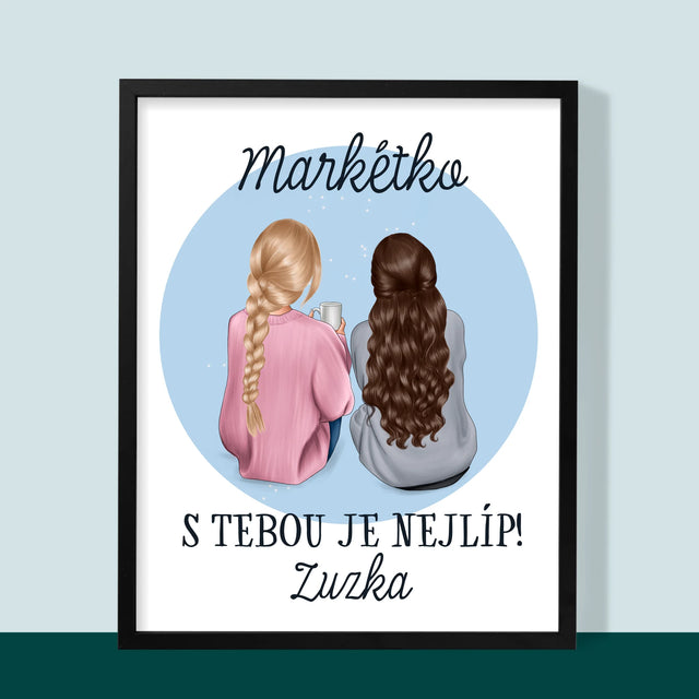 Designér Postav: Přítelkyně - Tisk V Rámečku