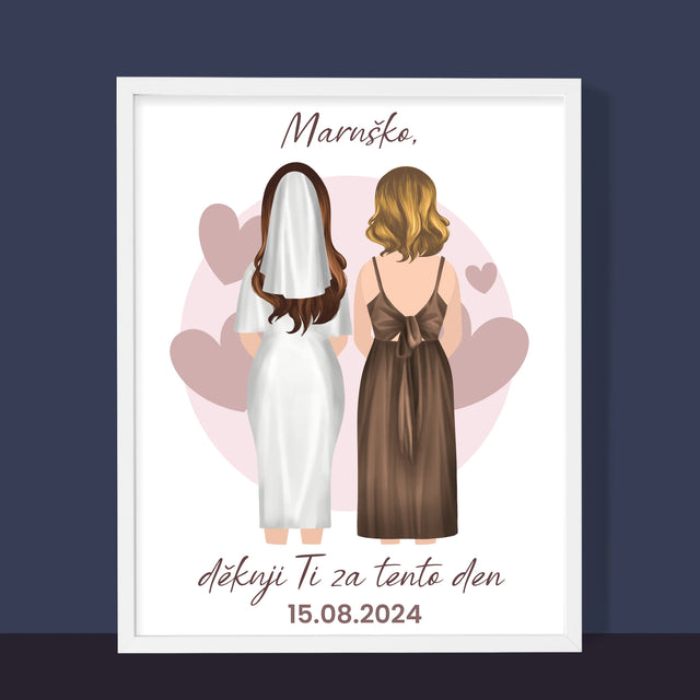 Designér Postav: Svědkyně - Tisk V Rámečku